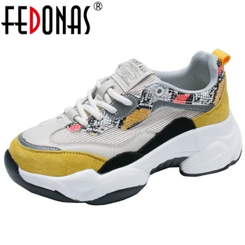 

FEDONAS Patchwork Women Flats Comfortable Casual Shoes Woman Spring Summer Cross Tied Sports Newest Shallow Women Sneakers