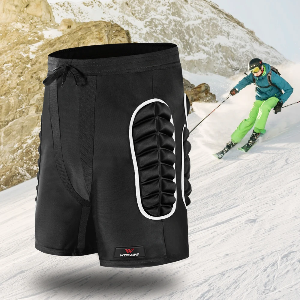 Защита для бедер и ягодиц EVA мягкие короткие штаны спортивные шестерни короткие Защитные лыжи, коньки скейтборд, Сноуборд Защитные шорты