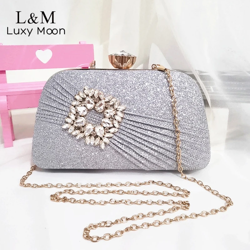 Women Clutch Bag Diamond Evening Bag Luxury Designer Handbag Elegant Bridal  Wedding Party Small Purse Chain Sequin Bolsos X456H|Top-Handle Bags| -  AliExpress