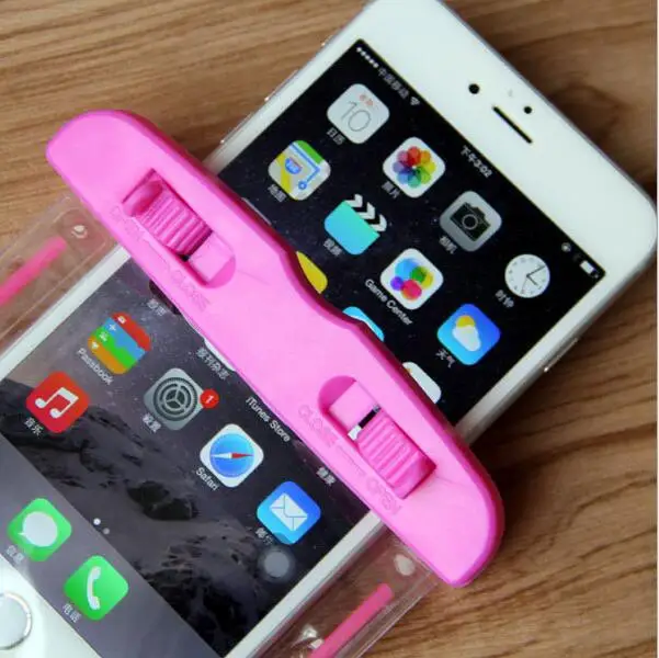 

Outdoor Sports Mobile Phone Bag Night Light Waterproof Cellphone Bag Transparent PVC Swim Bag Waterproof Bag