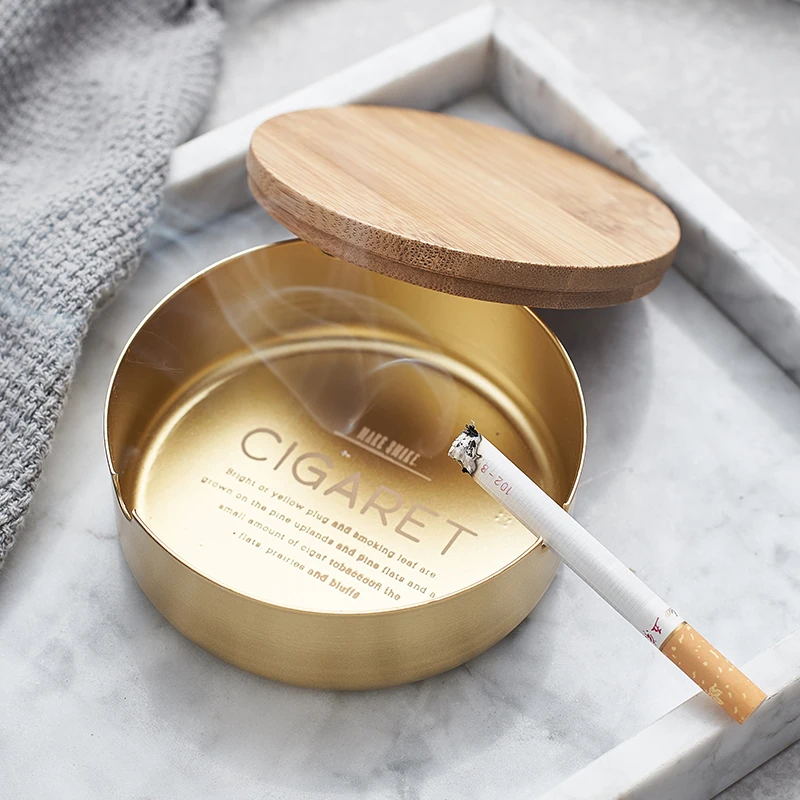 Designer Ashtrays Ashtrays With Lids Metal Ashtray Stainless Steel Tray