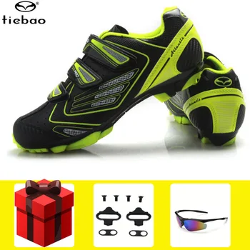 

Tiebao Cycling Shoes Sapatilha Ciclismo Mtb Men sneakers Women chaussure vtt Mountain Bike Riding Spinning Sports Bicycle Shoes