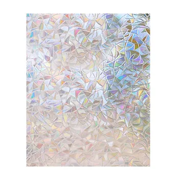 

3D Decorative Window Privacy Film Stained Glass Window Sticker,Window Self-adhesive Vinyl Static Anti Uv Glass Tint Film