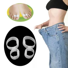 1 пара силиконовых колец для ног для похудения Массажер для здоровья легкий способ