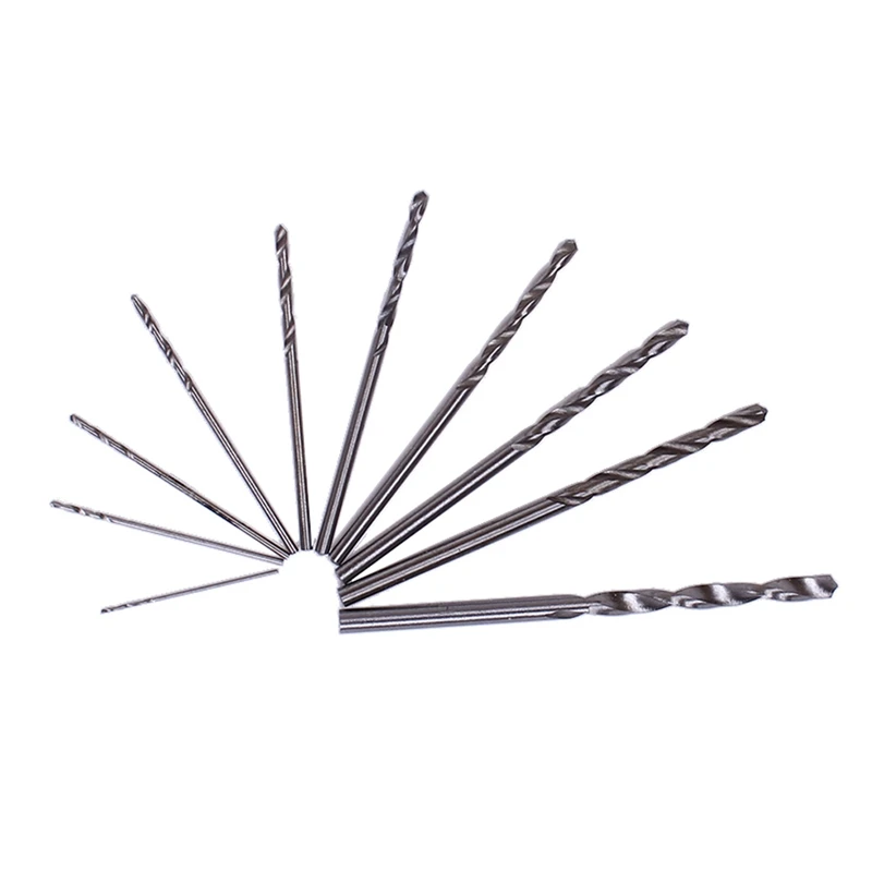 Mini Dc 12V Electric Motor Wood Pcb Hand Drill Press Drilling Set With 10Pc 0.5-3Mm Twist Bits And Jt0 Chucks Bracket Stand