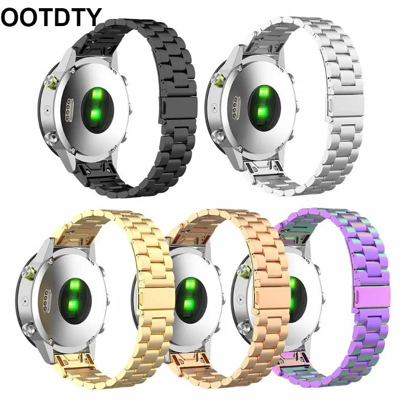 

Stainless Steel Watch Strap Metal Wristband for Garmin Fenix 6S Smart Watch Kit