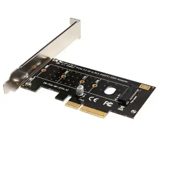 

Pci-E Pci Express 3.0 X4 To Nvme M.2 M Key Ngff Ssd Pcie M2 Riser Card Adapter