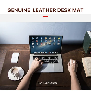 

Business Desk Mat Retro Leather Laptop Mouse Pad Large Non Slip Desktop Computer Table Leather Pad Customization