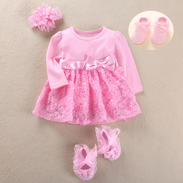 Newborn Dresses Summer With Flower 0 3 6 Month Baby Girl Dress For Party  And Wedding Princess Style Clothes Q190518 From Yiwang09, $18.31 |  DHgate.Com