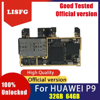 

Original Unlocked EVA-L09 EVA-AL10 EVA-DL00 EVA-AL00 Motherboard For Huawei P9 Logic Main Board 32GB/64GB with chips