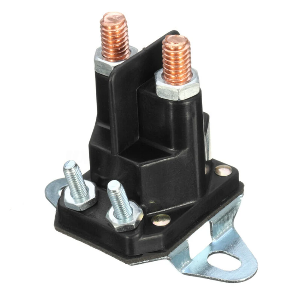 

4 Pole Starter Solenoid Relay Switch Universal Bracket Electric Lawn Mower Accessories Suitable for MTD Lawnmower