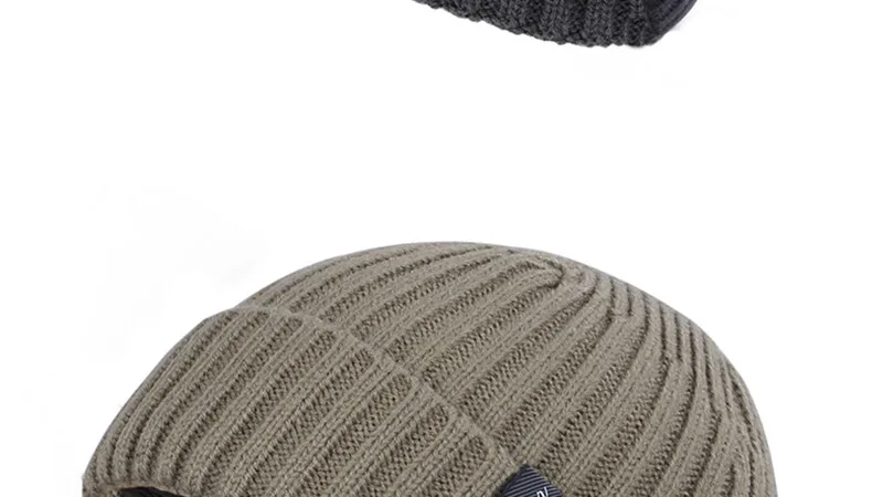 Классическая мужская зимняя шапка, полосатая мужская шапка с черепом, бархатная вязаная шапка для мужчин и женщин, уличная теплая зимняя мужская шапка в горошек