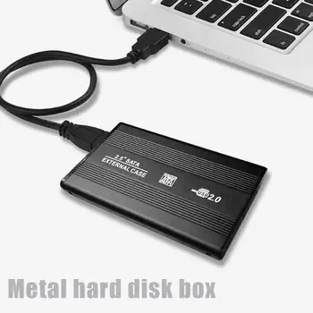 

2.5 inch Hard Disk HHD Case Sandblasting Oxidation Surface Treatment Aluminum Alloy USB2.0 External Hard Disk Enclosure