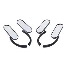 2x мотоциклетные черные мини овальные зеркала для Harley Dyna Sportster