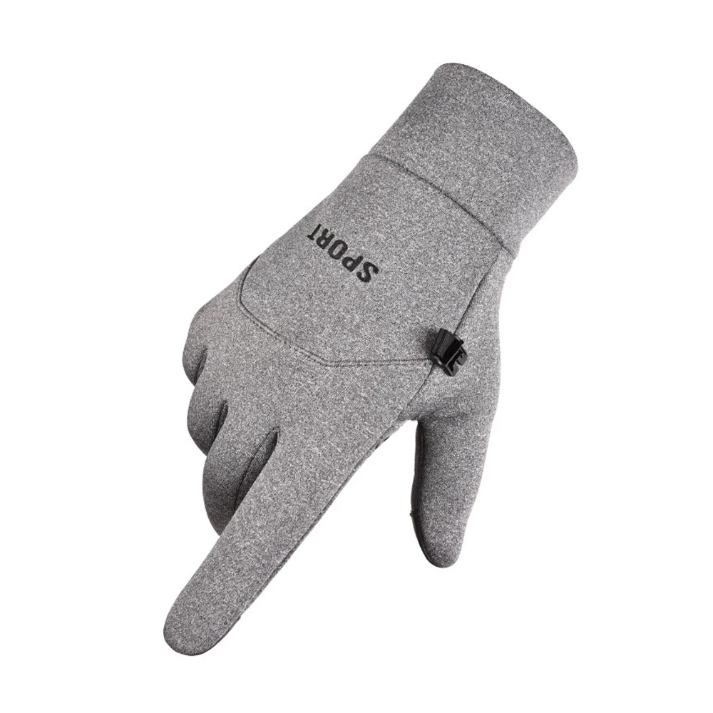 1 пара, мужские теплые перчатки для сенсорного экрана, зимние перчатки, ветрозащитные для велоспорта, бега, активного отдыха