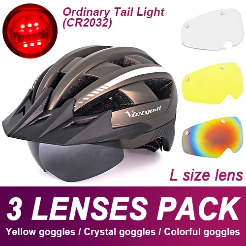 Victgoal Mountain Road Bike Helmet With 