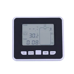 New Wireless Ultrasonic Tank Liquid Depth Level Meter with Temperature Thermo Sensor Water Level Gauge