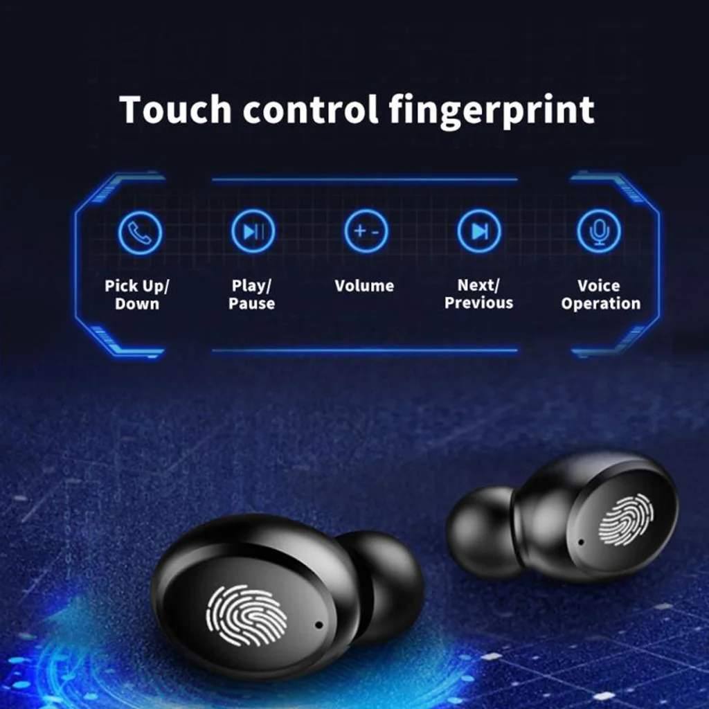 V11S Беспроводной наушники Bluetooth с защитой от пота 5,0 Автоматическое Сопряжение Беспроводной наушники гарнитура с зарядный чехол