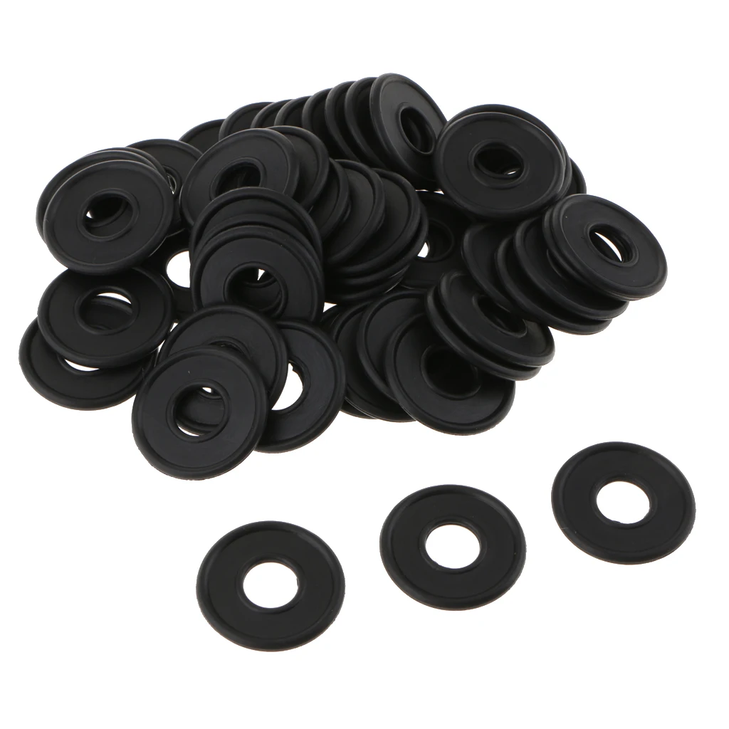 50Pcs/Set M12 Rubber Engine Oil Drain Plug Crush Gasket Washers Seals for GM Saturn