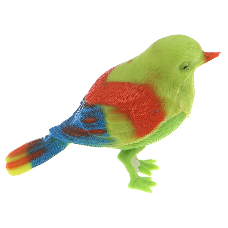 Morning Bird Voice Control Music Bird Toy Simulation Cute Sing Song Bird Toy Doll Funny Electronic Pet Cage Decoration Toys