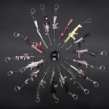 Креативная сетевая игра курица сопутствующие продукты джедай выживания металлические брелки 98k снайперская стрелковое оружие Модель