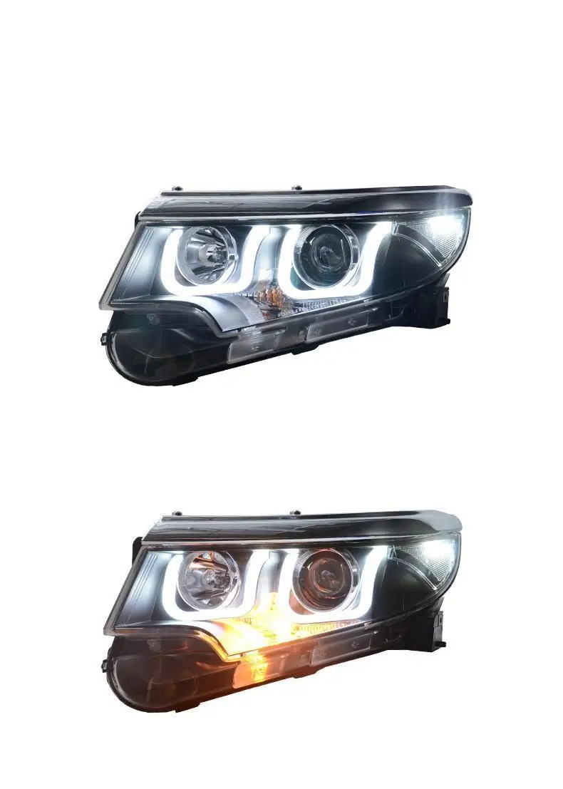 Assessoires Luces Para автостайлинг запчасти дневные ходовые огни в сборе светодиодные Drl Автомобильные фары 10 11 12 для Ford Edge