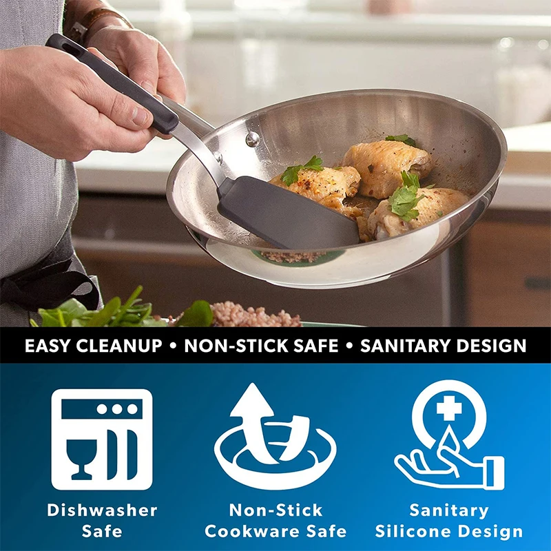 27cm Mini Flexible Turner Spatula Heat Resistant Cookie Baking Spatula Nonstick Egg Pancake Fried Shovel Frying Pan Cooking Tool