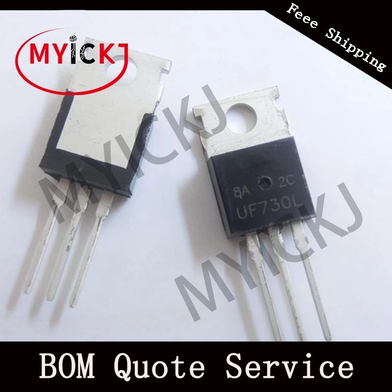 

10PCS UF730L TO-252 5.5A, 400V, 1.0 OHM, N-CHANNEL POWER MOSFET IC Chip