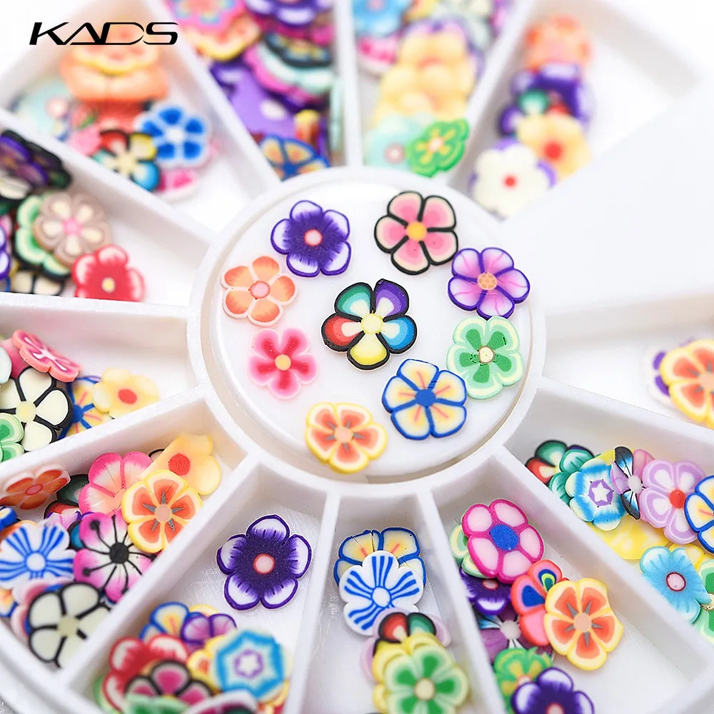 KADS Ногтя Совет Fimo Украшения Кусочек Цвет Полимер Ломтик Мягкий Керамический
