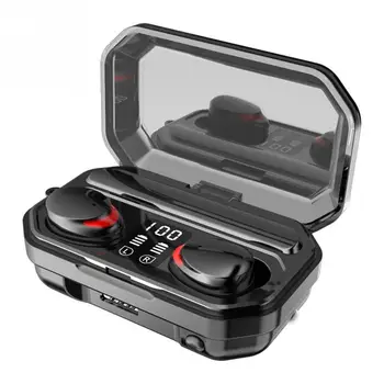 

With Charging Case Stereo Sound Bluetooth 5.1 Handsfree Gym TWS Wireless Earbuds