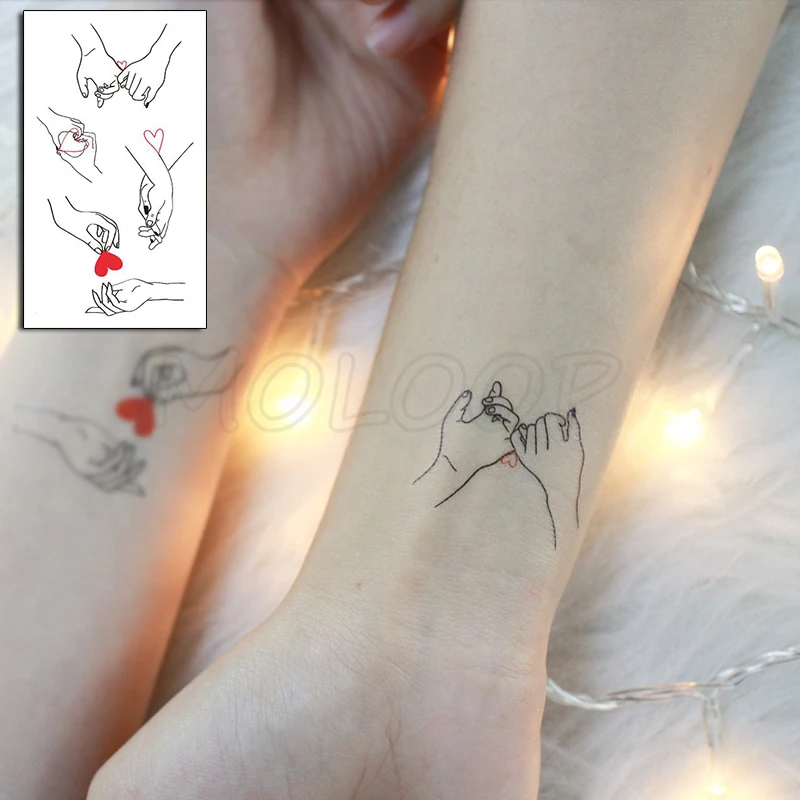 Holding Hands In Love Stickers Hand Heart Tattoo Body Art Makeup Waterproof Temporary Women And Men Fake Tatoo Temporary Tattoos Aliexpress Holding Hands In Love Stickers Hand Heart Tattoo Body Art Makeup Waterproof Temporary Women And Men Fake Tatoo Temporary Tattoos Aliexpress