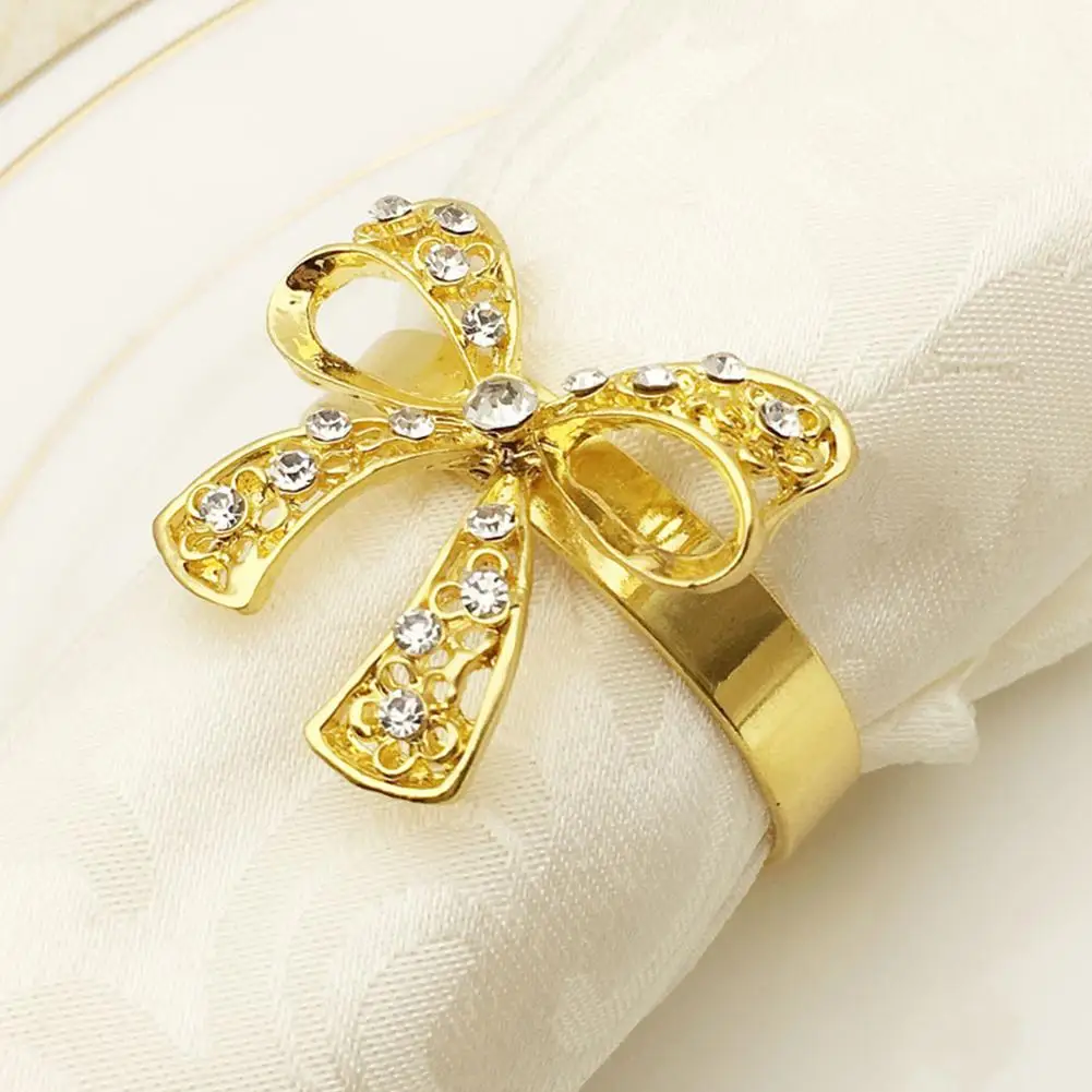 Кольцо для салфеток бант в форме банта День Святого Валентина Рождественская