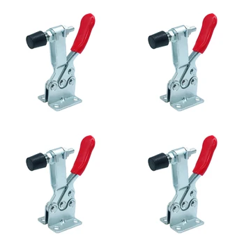 

Drop Ship 4 pcs Holding Capacity 220lbs(100Kg) Quick Release Vertical Type GH-201b Horizontal Toggle Clamp Hand Tool Set