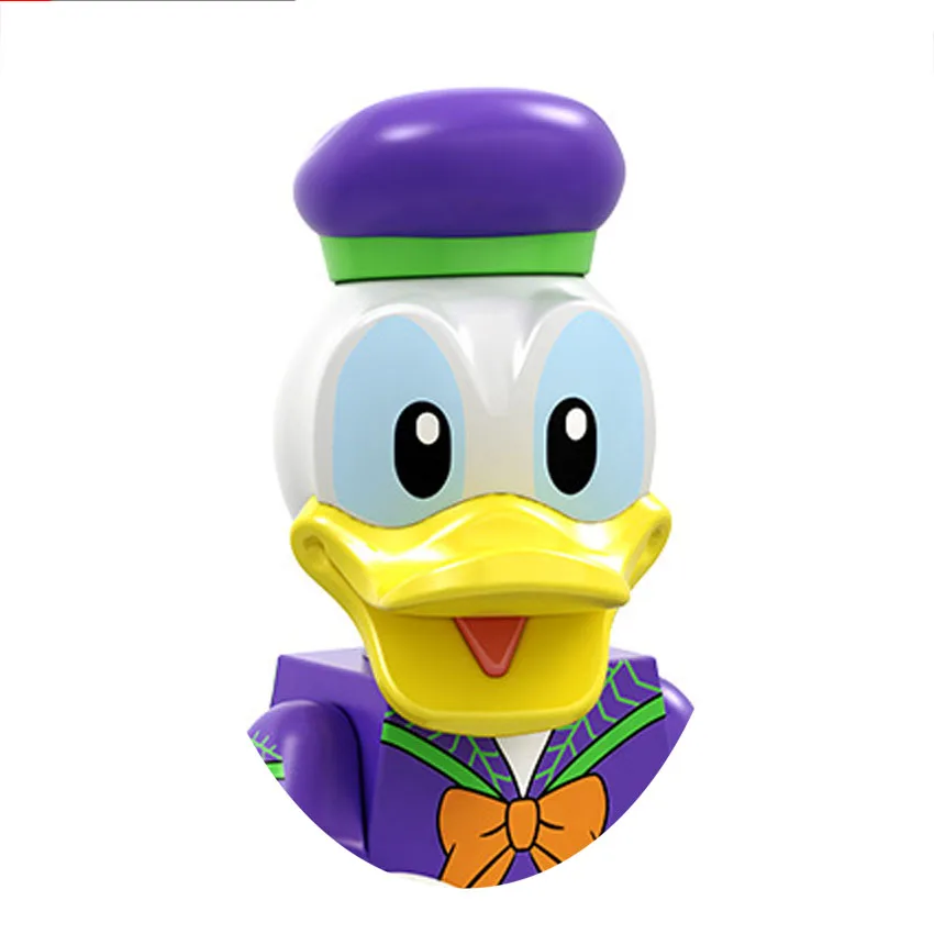 

Disney series Building Blocks Figures Mickey Mouse Donald Duck Buzz Lightyea Assembled Figures Christmas Gifts Toys Of Kids