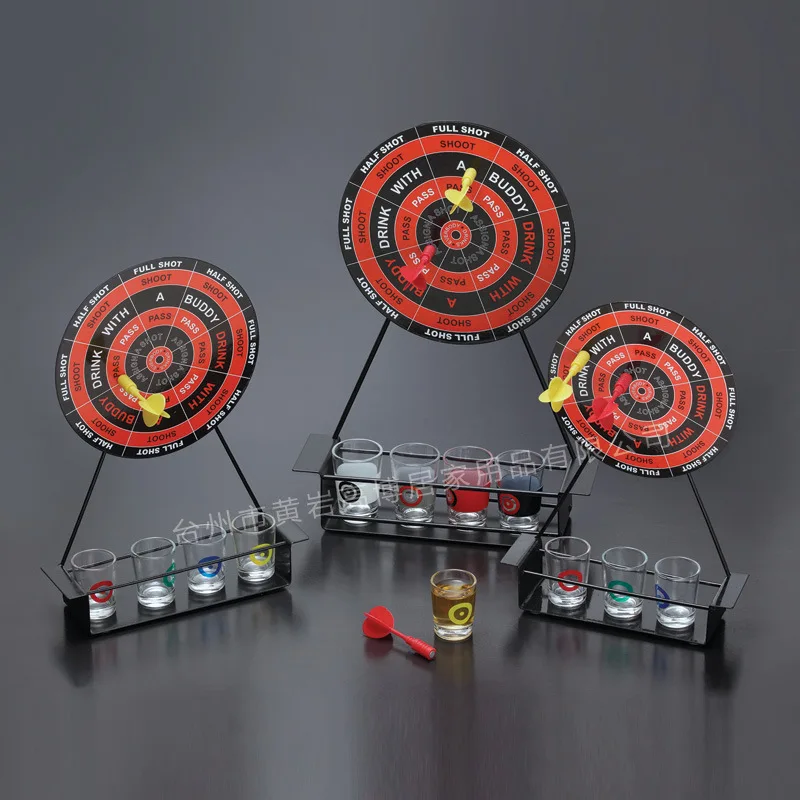 

With Magnetic Mini Darts Wine with Cup Hob Game Wine Glass Desktop Magnetic Darts Add to the Fun Wine