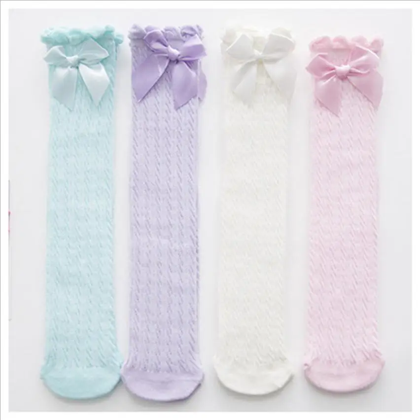 

Girl Socks 3-10 Years Old Cotton New Summer Korean Version Long Tube Princess Children's Knee Socks Kids Dance Socks