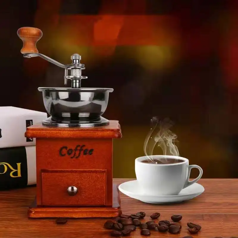 H.A.R.I.O Кофемолка ручная шлифовальная керамическая кафе с жерновом Ретро Koffiemo специй шлифовальный инструмент - Цвет: style01