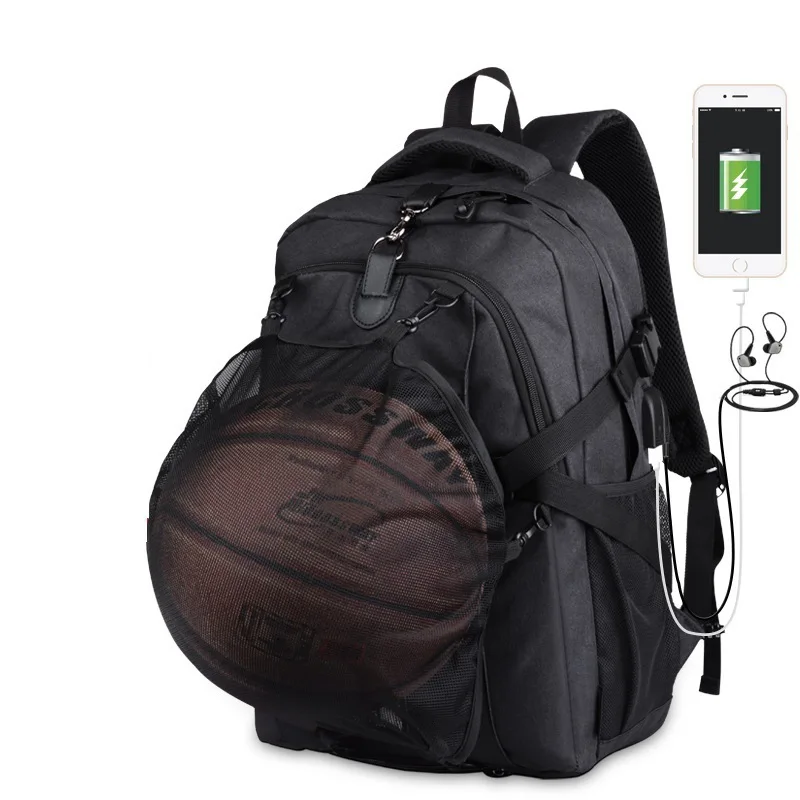 

New Backpack Basketball Bag Cross-border Oxford Student Backpack Sports Backpack