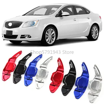 

2PCS Car Alloy Add-On Steering Wheel DSG Paddle Shifters Extension For Buick Verano 2015-2018