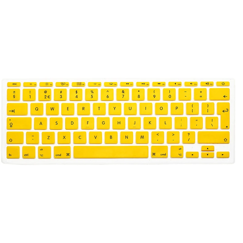 009 Протектор для Macbook Air 11," A1370 A1465 Евро английская Клавиатура Наклейка Обложка протектор для Apple Macbook Air 11 - Цвет: 009