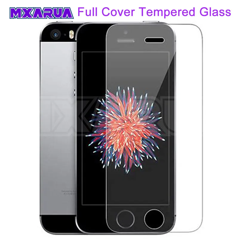 

Tempered Glass On The For Apple iPhone 5S 5 SE 5C Screen Protector 9H Anti-Burst Protective Film Glass For iPhone 5S SE 4 4S 5