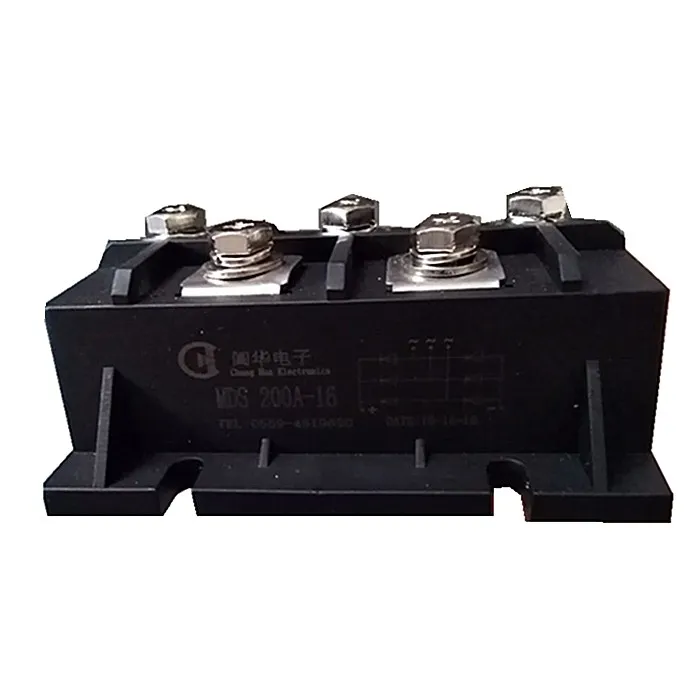 

Diesel generator spare parts Huahua rectifier bridge module MDS200A silicon rectifier bridge group three phase high power