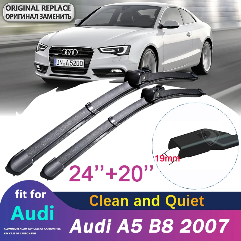 Передние стеклоочистители для Audi A5 B8 2007 ~ 2016 8T аксессуары автомобильные очистка