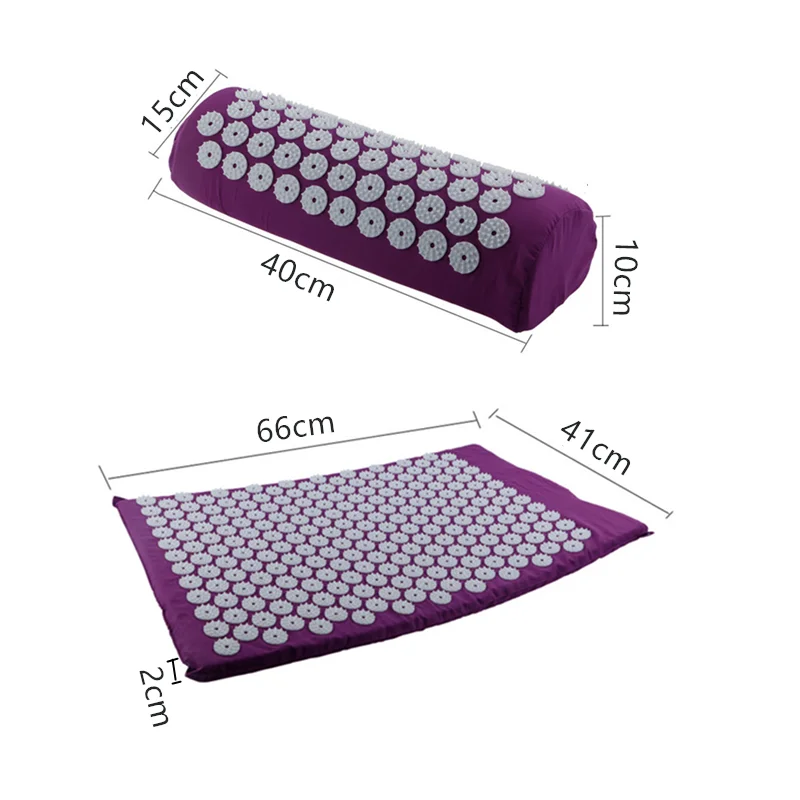 Massager Cushion Relieve Stress Back Body Yoga Mat Acupressure Pain Spike Mat Acupuncture mat Yoga Massager pad