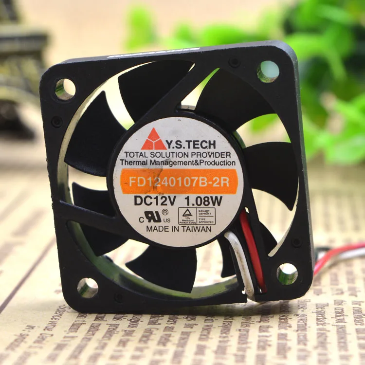 FD1240107B-2R 4010 12V 1,08 W 4 см защиты электродвигателя Вентилятор охлаждения
