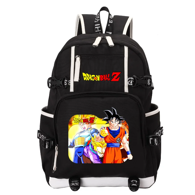 style3 black Dragon Ball Son Goku Saiyan школьная сумка игровой рюкзак студенческий школьный рюкзак ноутбук рюкзак повседневный рюкзак - Цвет: style3 black