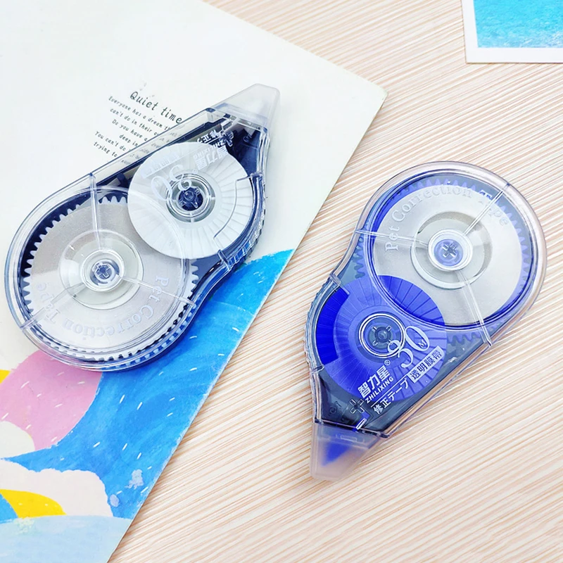 6pcs/Set School Correction Tape Roller Simple Office Supplies Stationery White Sticker Tape Student 150M Error Eraser Tape Book - 5