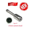 23mm Pipe Drain Sewer Inspection Camera Head Replacement With 12pcs LED Lights with repair parts Type Style A B C 3