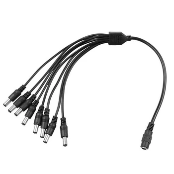 

DC Female Cord DC Power Cord 2.1mm DC Head Power Cord LED Surveillance Power Adapter Input Line 10Pcs