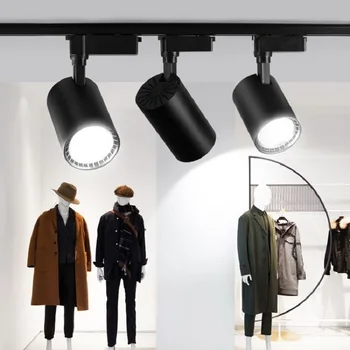 

12W COB LED Track Light Spot Light Ceiling Mounted Rail Track Lamp Decorative Led Spotlight Adjustable Floodlight Track Lighting